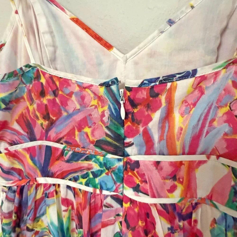 J.Crew Painted Pineapple Print Dress
